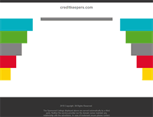 Tablet Screenshot of creditkeepers.com